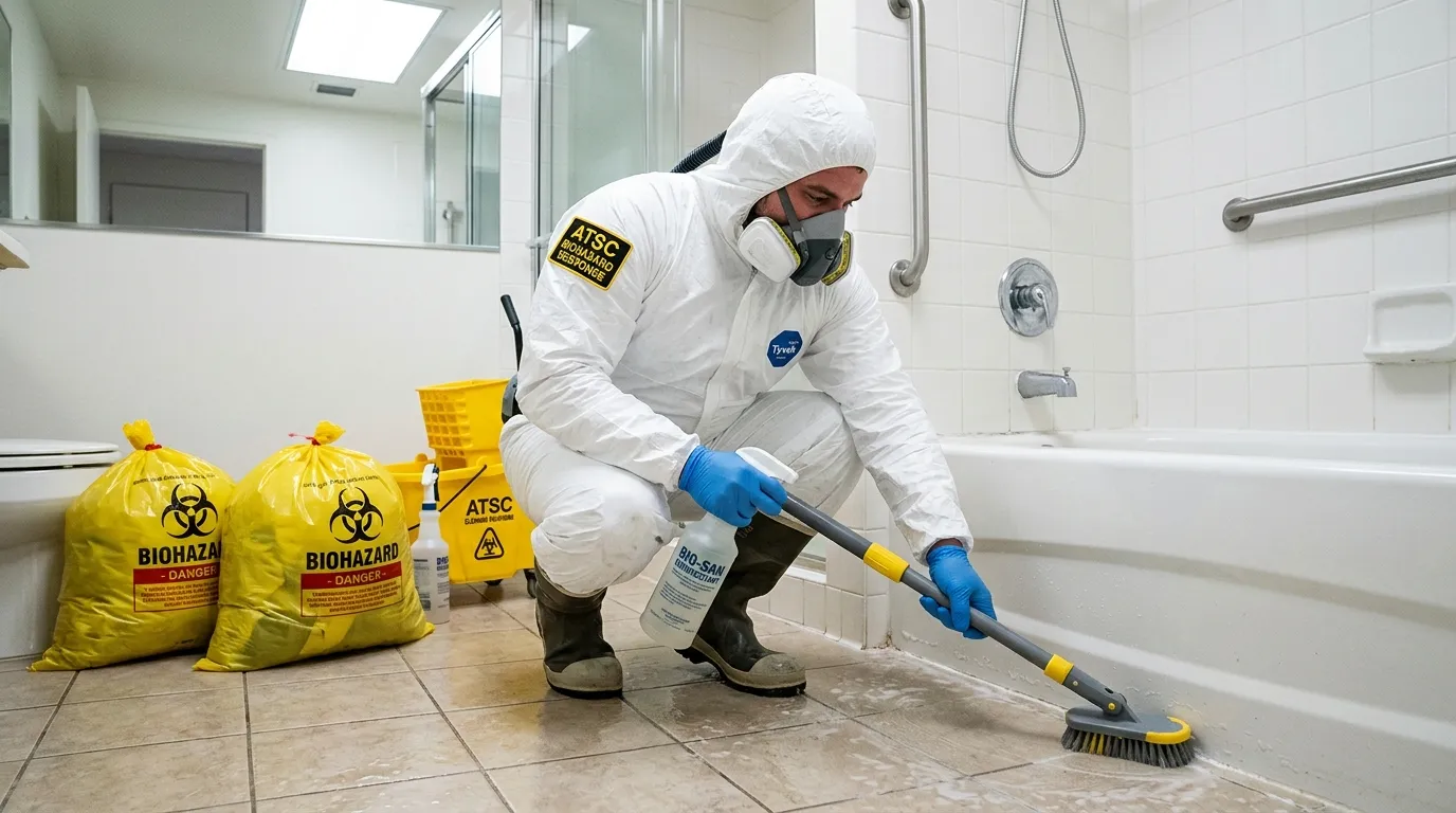 Decontamination equipment deployed for Blood Cleanup in North Stamford